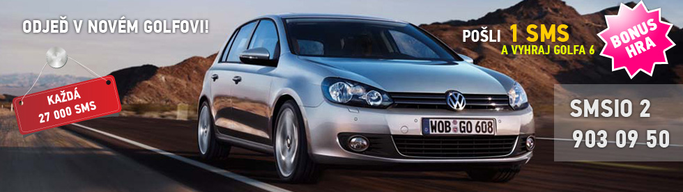 VW Golf a spousta dalších skvělých výher